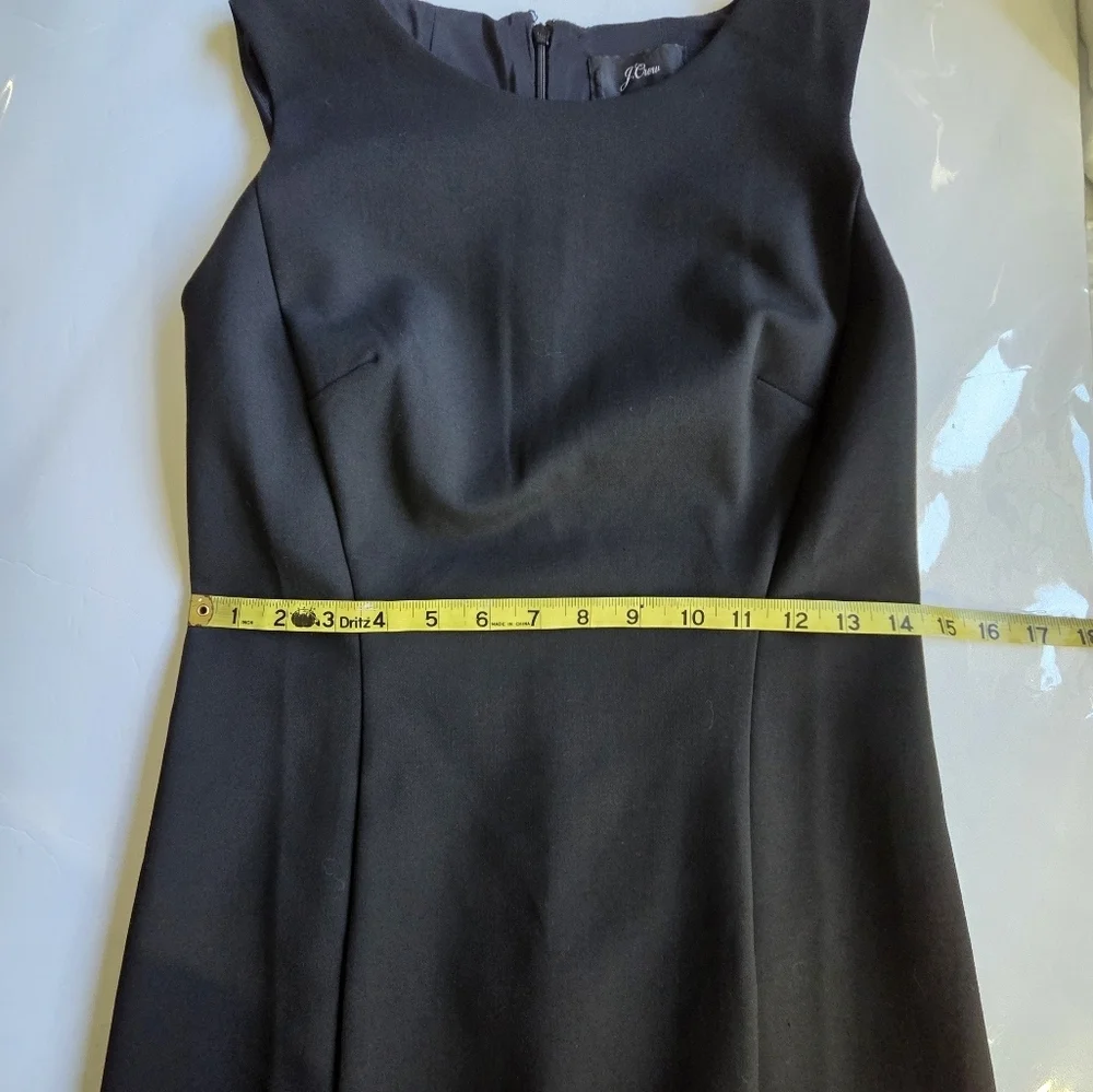 Elegant J. Crew Black Sleeveless Dress